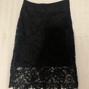 Lace Black Skirt